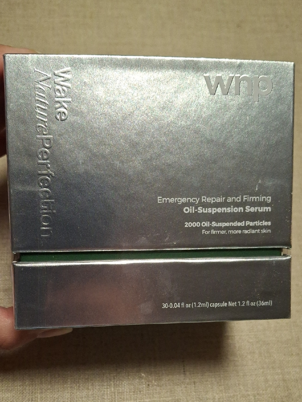 New WNP Wake NaturePerfection Oil-Suspension Serum